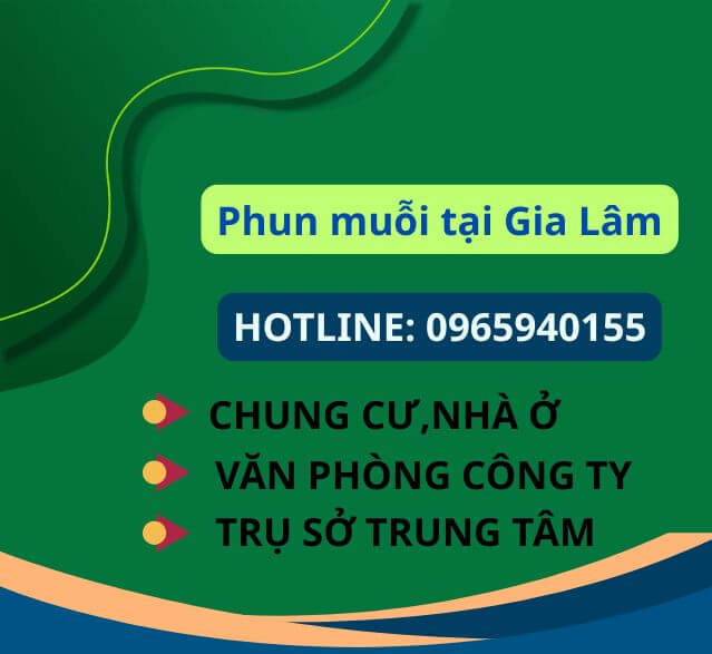 phun muỗi tại gia lâm uy tín